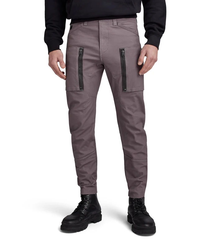 G-Star Men's Zip Pocket 3D Skinny Cargo Pants, Grey (rabbit D21975-D504-G077), 34W / 36L - Image 1
