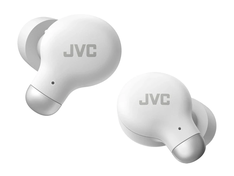 JVC HA-Z250T-W Noise Cancelling Bluetooth Wireless Memory Foam Earbuds, Comfortable Fit, Sound, Low Latency mode, 28-hour of Battery Life, Single Ear Use (White)