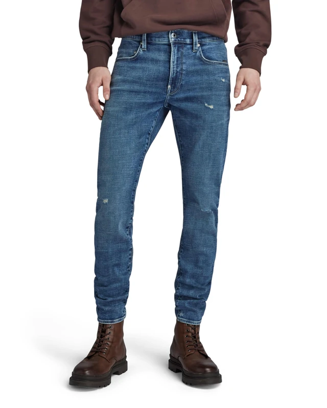 G-Star Men's Revend FWD Skinny Jeans, Blue (antique faded orinoco blue destroyed D20071-C051-G120), 26W / 32L