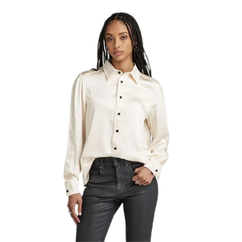 G-Star Women's Boxy Shirt , Beige (eggnog D23580-D414-G076), XL