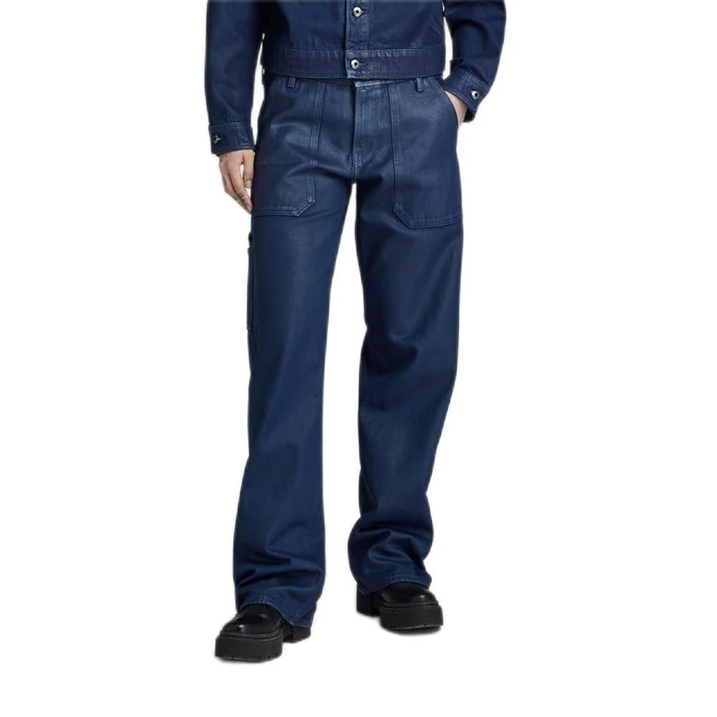 G-Star Women's Judee Carpenter Loose Jeans, Blue (luna blue cobler D23590-D436-G275), 32W / 30L