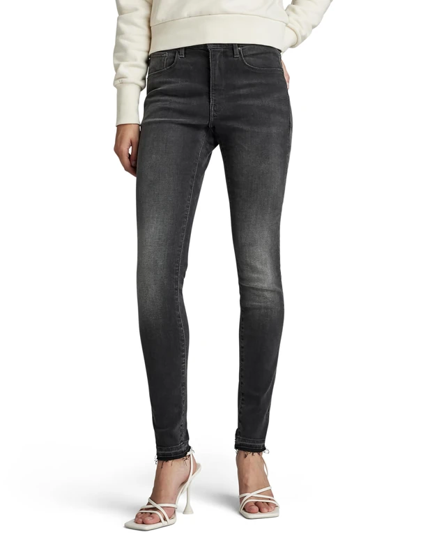 G-Star Women's 3301 Skinny Jeans, Black (worn in black moon D05175-D431-G108), 27W / 30L