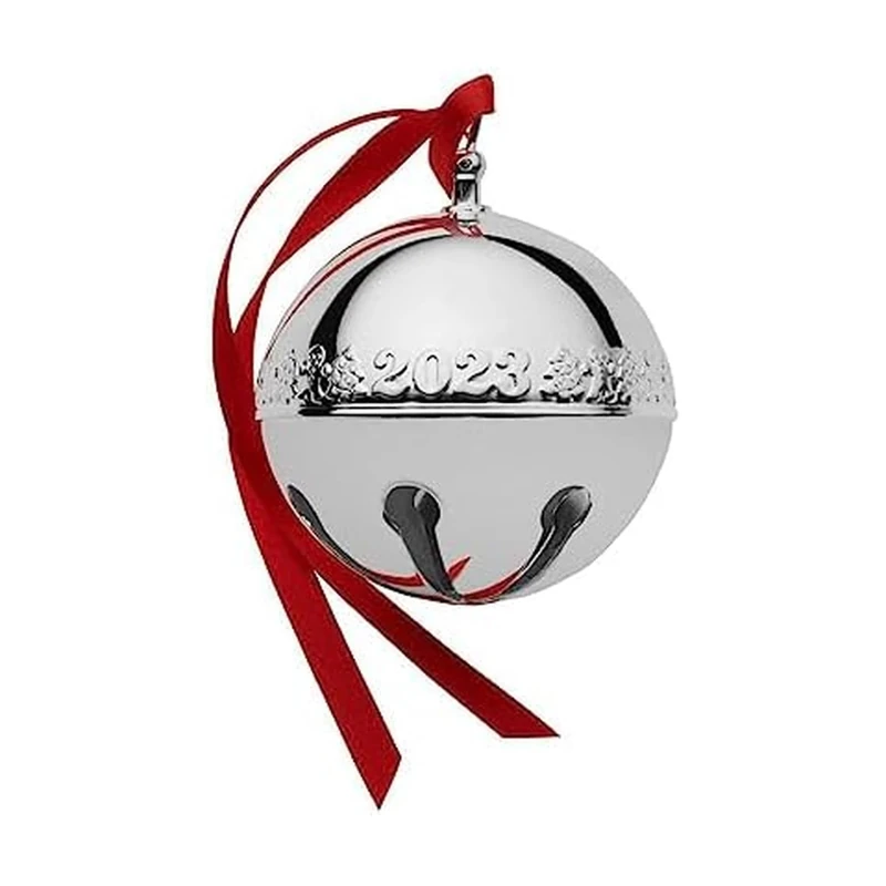 Wallace 2023 Silver Plated Sleigh Bell Ornament, 53rd Edition
