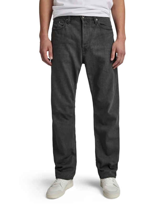 G-Star Men's Dakota Regular Straight Jeans, Grey (faded black ink D23691-D182-D358), 29W / 30L