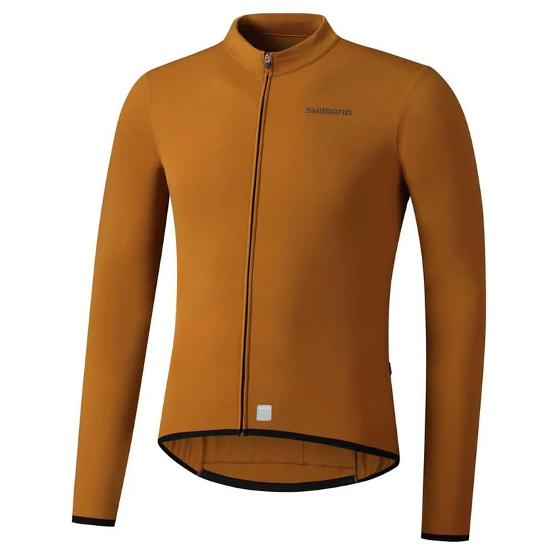 SHIMANO Vertex Printed L.S. Unisex Adult Jersey Gold
