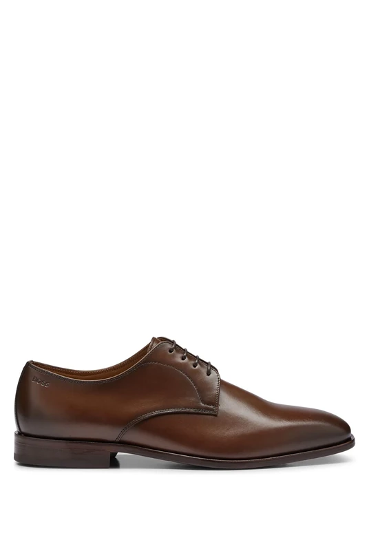 BOSS Male Lisbon_Derb_Bu1_N Dress Shoes Brown 12 UK