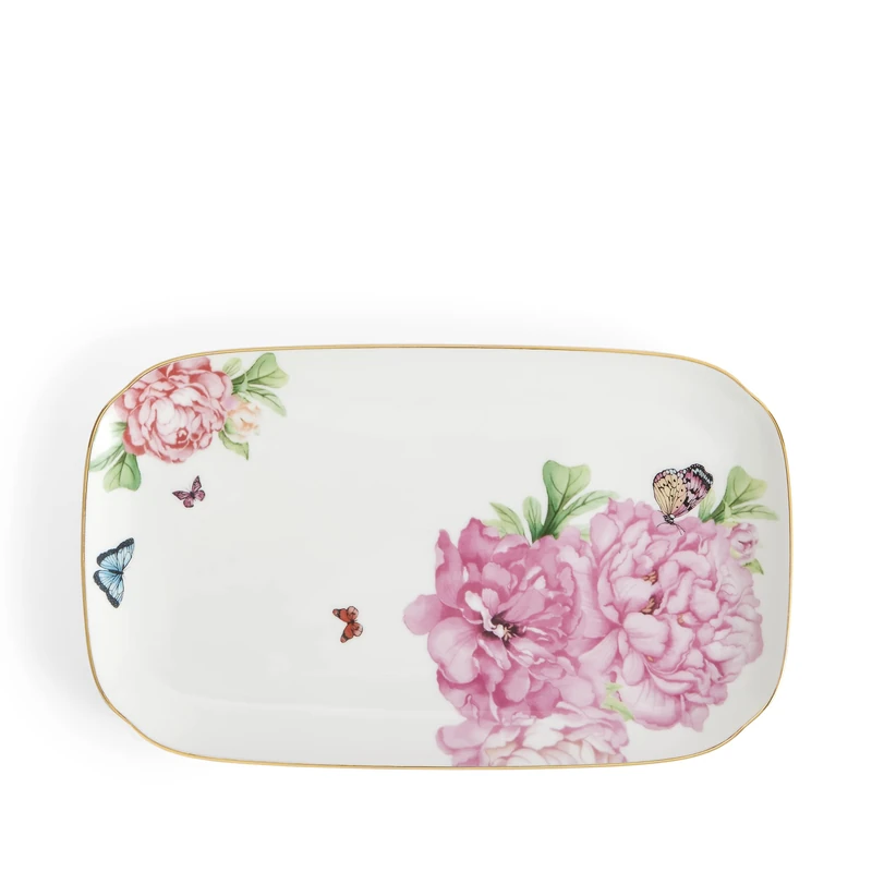 Miranda Kerr for Royal Albert Friendship Sandwich Tray, Pink