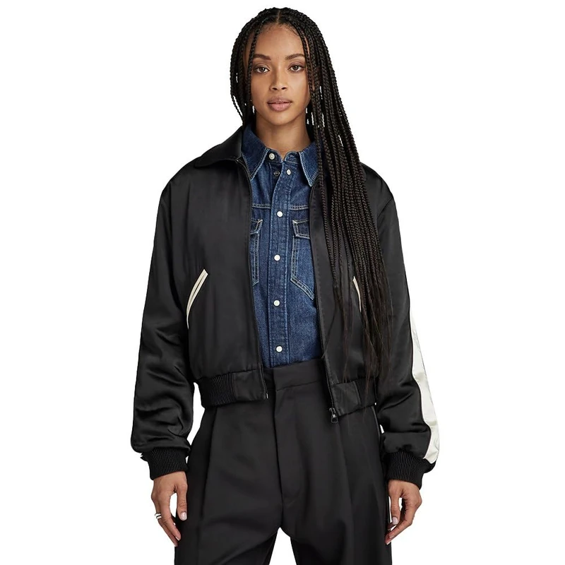 G-Star Women's Souvenir Bomber , Black (dk black D23860-D414-6484), XS