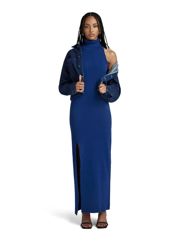 G-Star Women's NY RAW Slim Dress, Blue (ballpen blue D23927-D487-1822), XL