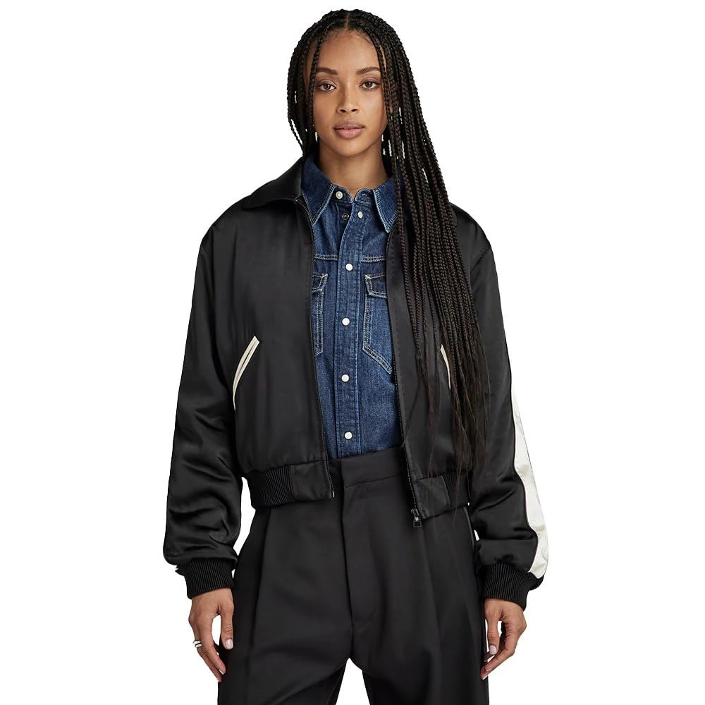 G-Star Women's Souvenir Bomber , Black (dk black D23860-D414-6484), L
