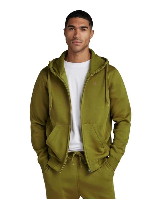 G-Star Men's Premium Core Zip Thru Hoodie, Brown (tobacco D16122-C235-248), L