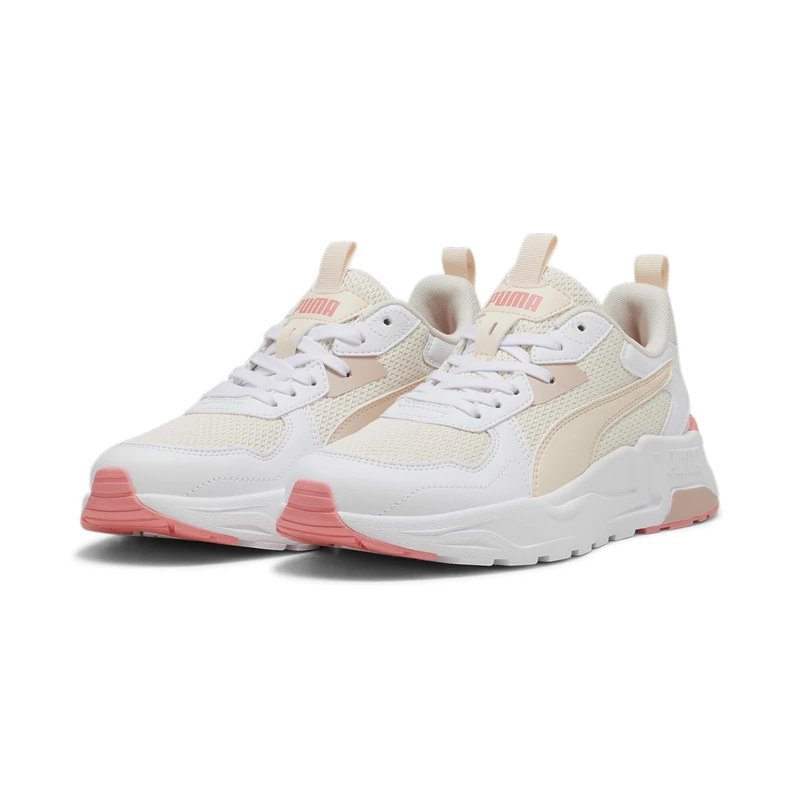 Puma Men Trinity Lite Sneakers, Sugared Almond-Rosebay-Puma White, 8.5 UK