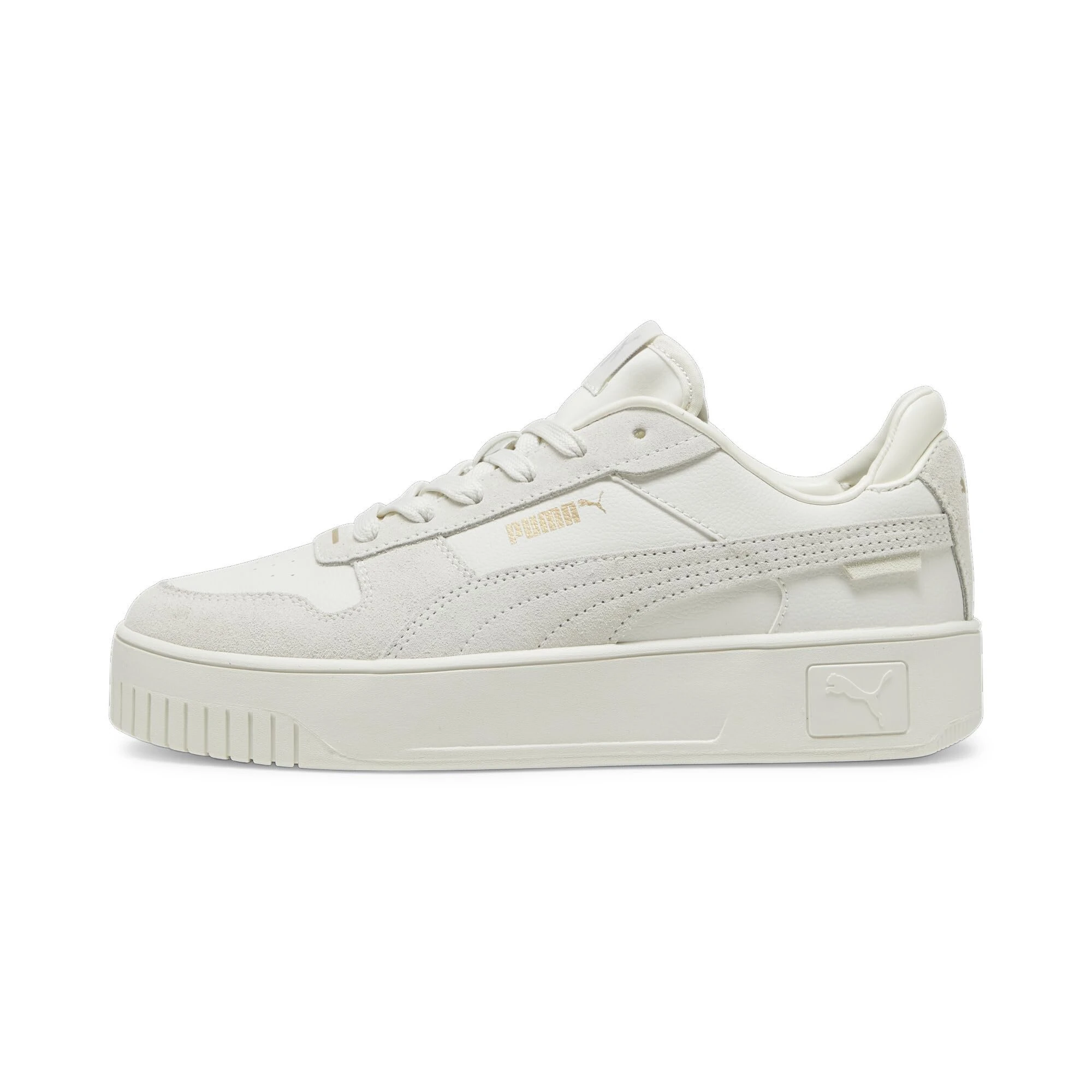 Puma Women Carina Street Sd Sneakers, Vapor Gray-Vapor Gray-Puma Gold, 3.5 UK