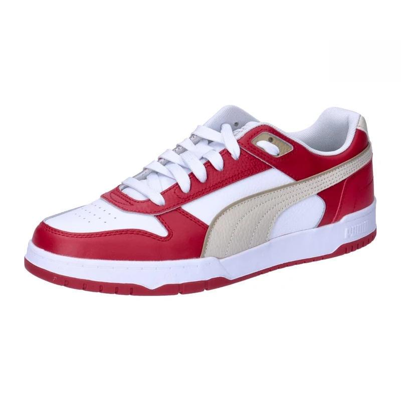 Puma Unisex Adults Rbd Game Low Sneakers, Puma White-Club Red-Alpine Snow, 5.5 UK