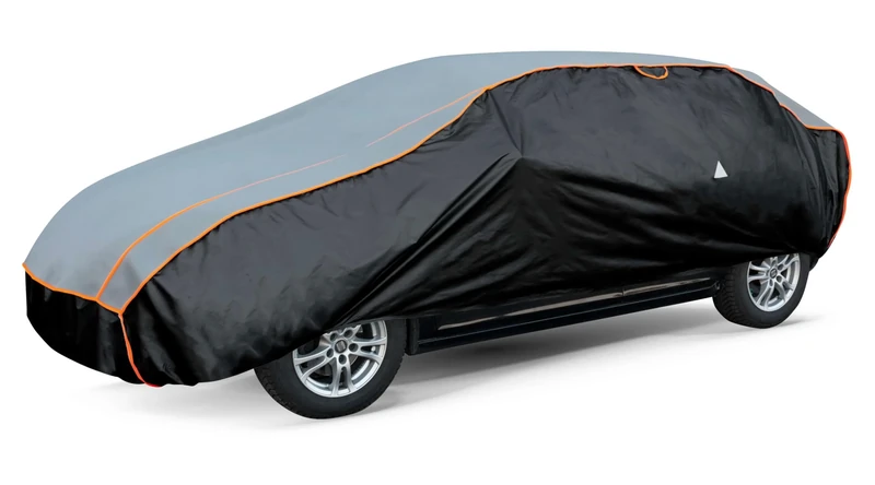WALSER Hail-proof Car Cover, Hail Protection Cover, Water Repellent Hail Cover, Basic Protective Cover, Size 2 – Anthracite-Black