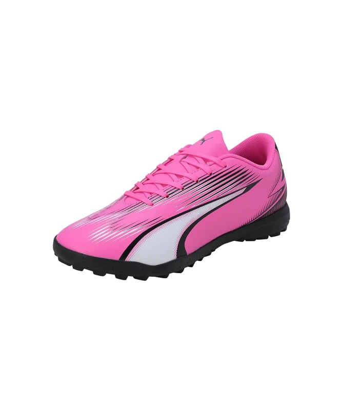 Puma Unisex Adults Ultra Play Tt Soccer Shoes, Poison Pink-Puma White-Puma Black, 10.5 UK