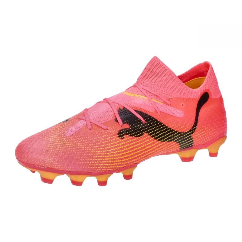 Puma Men Future 7 Pro Fg/Ag Soccer Shoes, Sunset Glow-Puma Black-Sun Stream, 6 UK