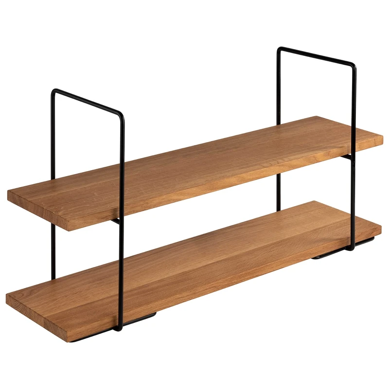 APS Perfectto Large 33301 2-Tier Cake Stand Consisting of 2 Buffet Stands and 2 Oak Buffet Boards