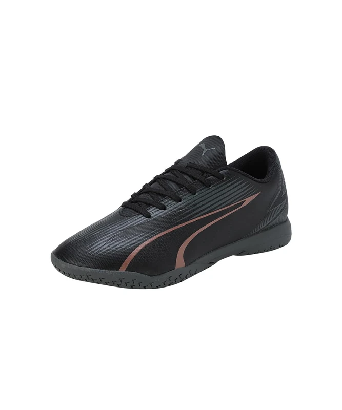 Puma Unisex Adults Ultra Play It Soccer Shoes, Puma Black-Copper Rose, 10.5 UK