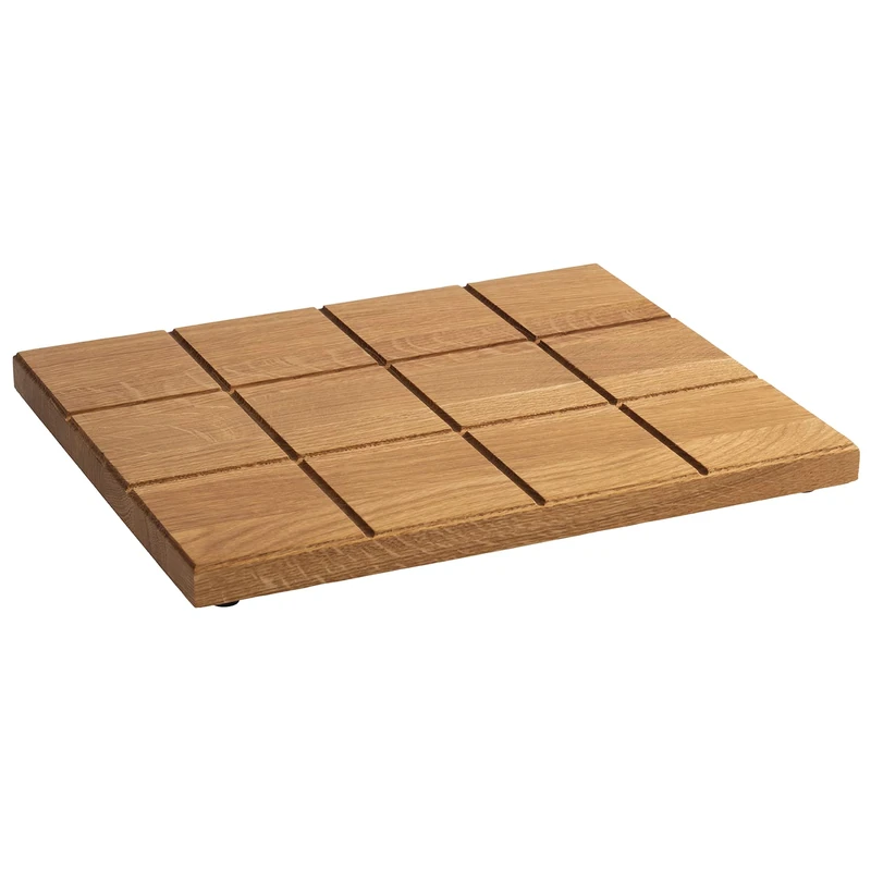 APS 759 Square Buffet Board GN 1/2 Oiled Oak 32.5 x 26.5 x 2.5 cm