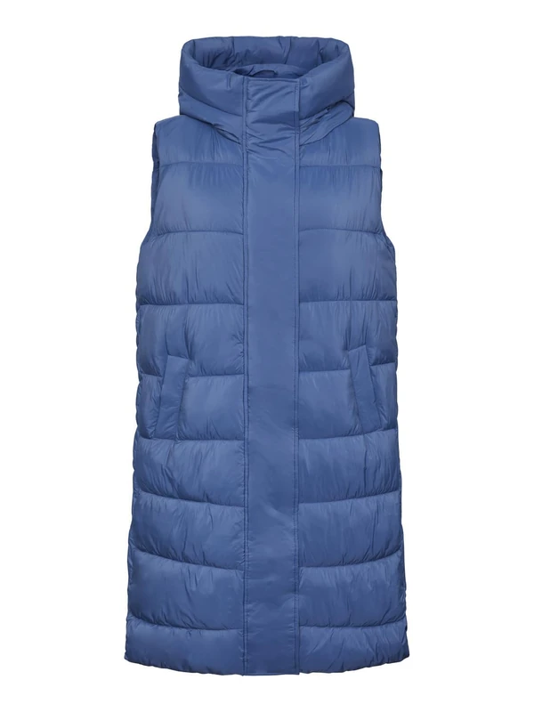 YAS Women's Yasliro Padded Vest S. Noos, Federal Blue, XL