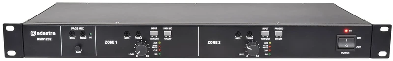 Adastra | Multi-Channel Slave Amplifier with 2 x 120W Outputs for 100V or 4-16Ohm