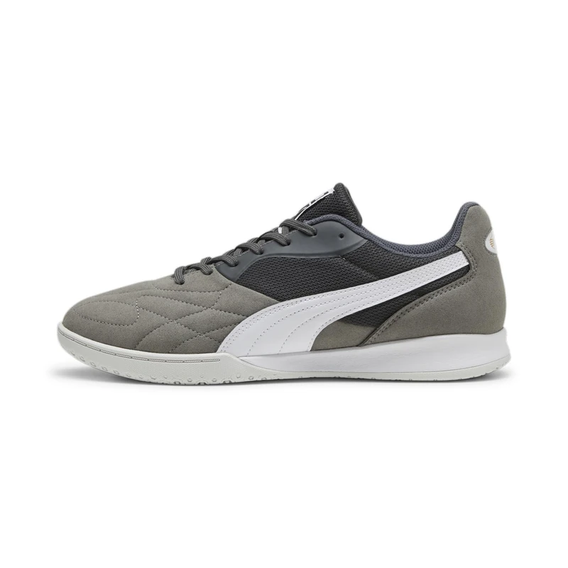 Puma Unisex Adults King Top It Soccer Shoes, Shadow Gray-Puma White-Glacial Gray, 11 UK