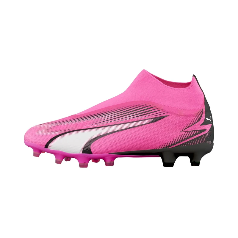 Puma Men Ultra Match+ Ll Fg/Ag Soccer Shoes, Poison Pink-Puma White-Puma Black, 8 UK