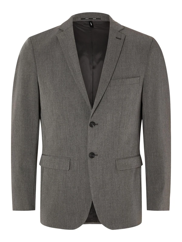SELETED HOMME Men's Slhslim-Liam BLZ Flex Noos Suit Jacket, Medium Grey Melange, 32