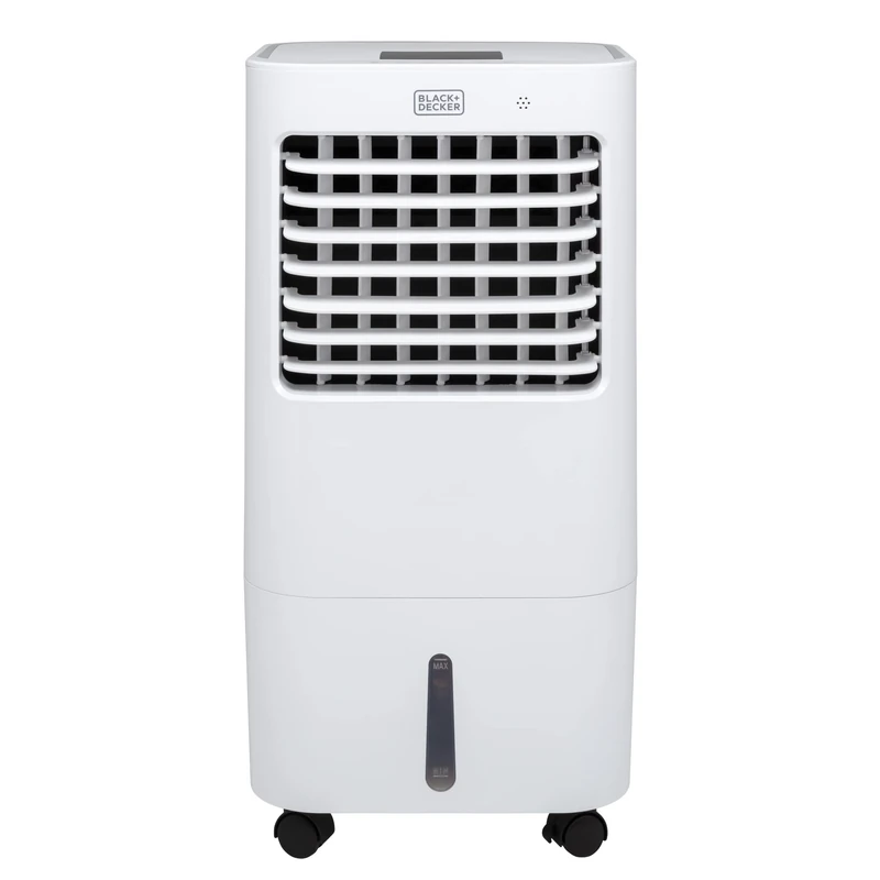 BLACK+DECKER, BXAC65007GB, 15L Portable 2-in-1 Air Cooler, 3 Modes, 3 Speed Settings, LED Display, 8 Hour Timer, Remote Control, 65W, White