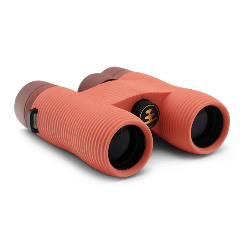 Nocs Provisions Field Issue 8x32 Waterproof Binoculars, 8X Magnification, Bak4 Prism, Wide View Multi-Coated Lenses for Bird Watching, Hunting & Wildlife Viewing - Coral Red