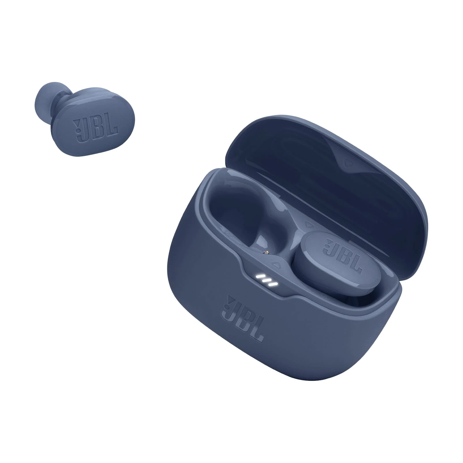 JBL Tune Buds Wireless Bluetooth Earphones, Water-Resistant and Noise-Cancelling Headphones with 48-Hour Battery Life, Blue