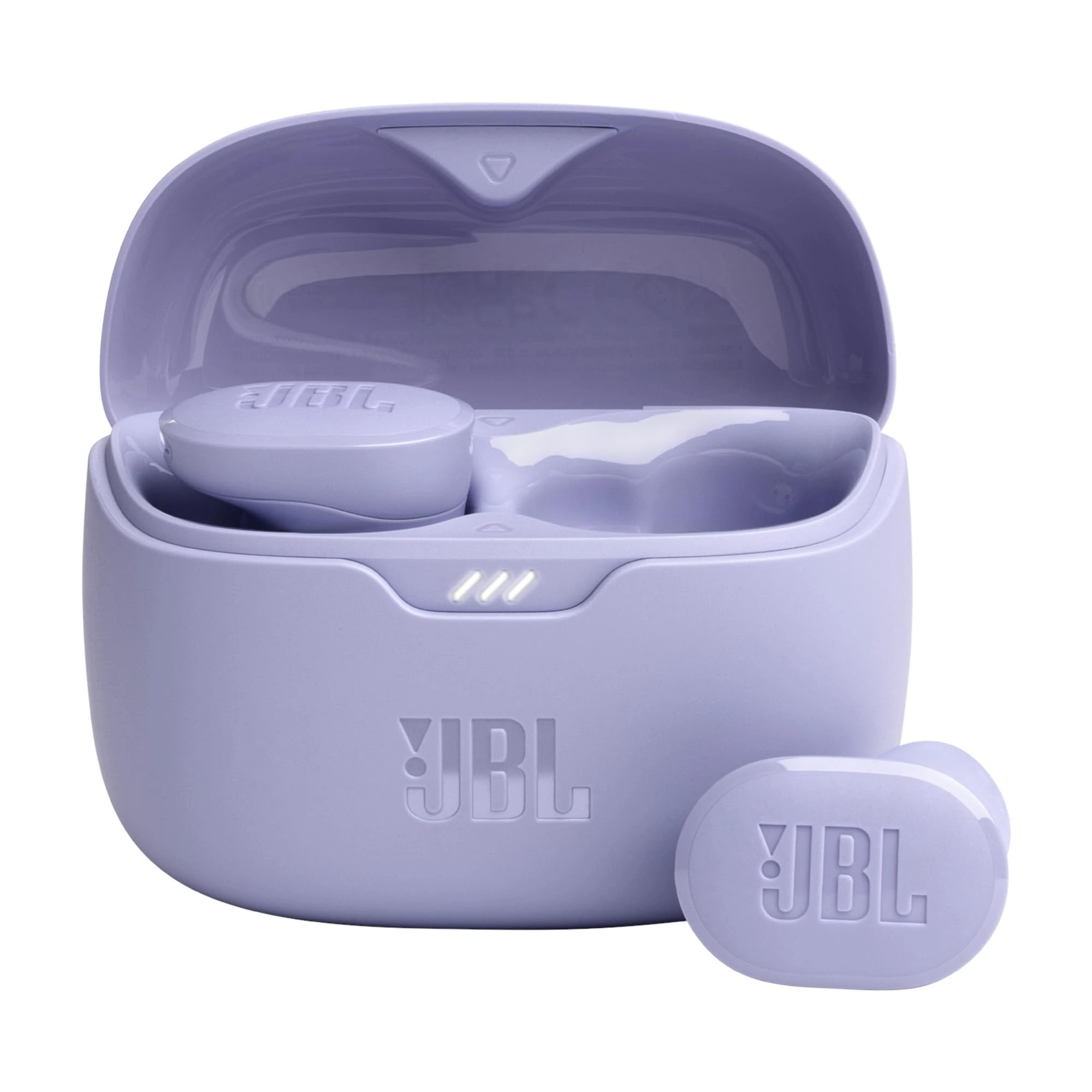 JBL Tune Buds Wireless Bluetooth Earphones, Water-Resistant and Noise-Cancelling Headphones with 48-Hour Battery Life, Purple