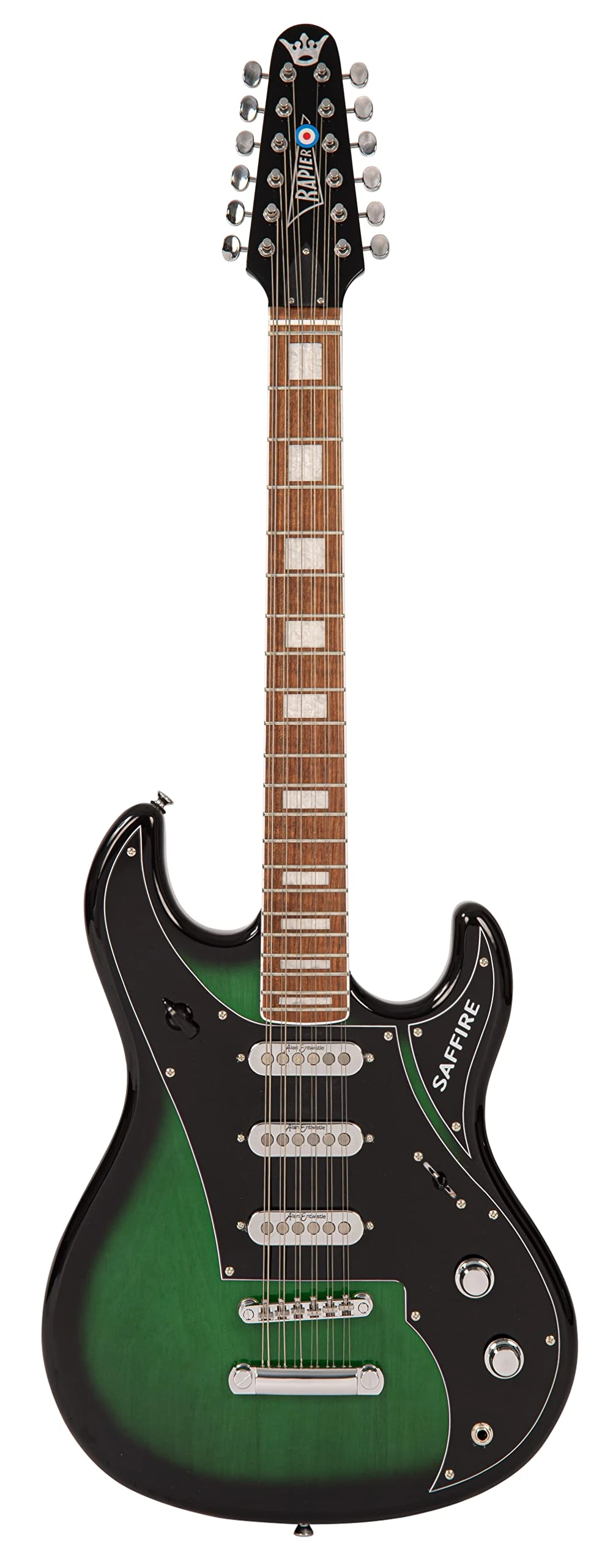 SAFFIRE 12 ELECTRIC GUITAR - GREENBURST