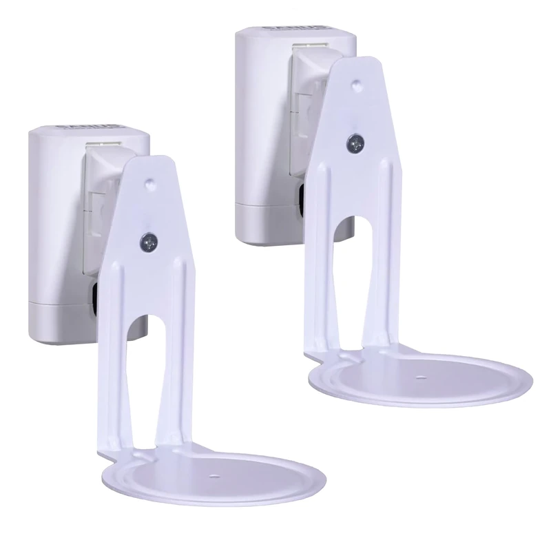 Sanus Adjustable Speaker Wall Mount designed for the Sonos Era 100™ (Pair) (White)