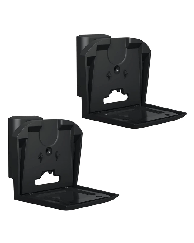 Adjustable Speaker Wall Mount designed for the Sonos Era 300™ (Pair) Black - Image 1