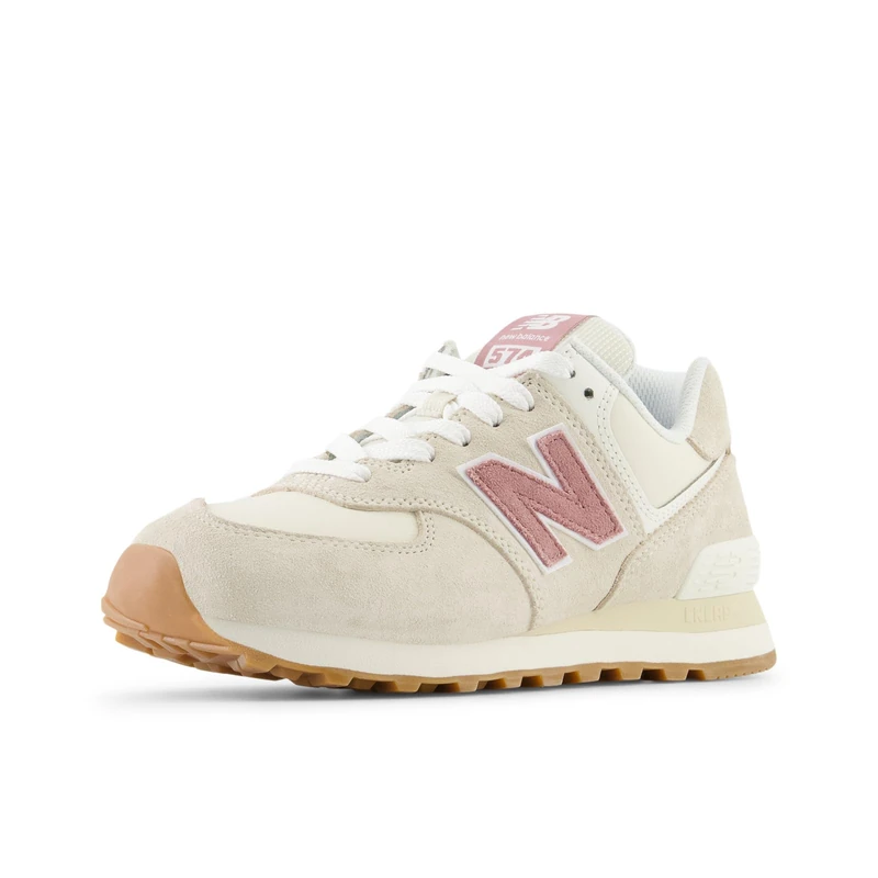 New Balance WL574QC2 574 Women Beige/Pink UK 7