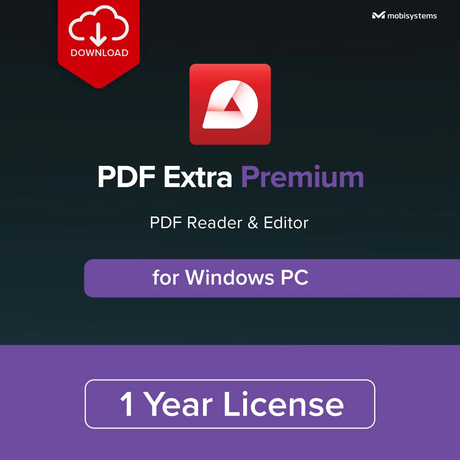 PDF Extra Premium Compete PDF Reader and Editor Create, Edit, Combine, Comment, Fill & Sign PDFs Yearly License 1 Windows PC 1 User [PC Online code]
