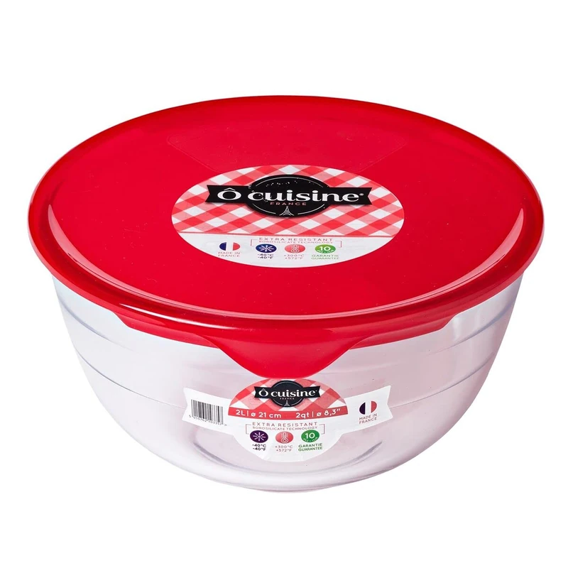 Ô Cuisine Round Lunch Box with Lid, Standard - Image 1