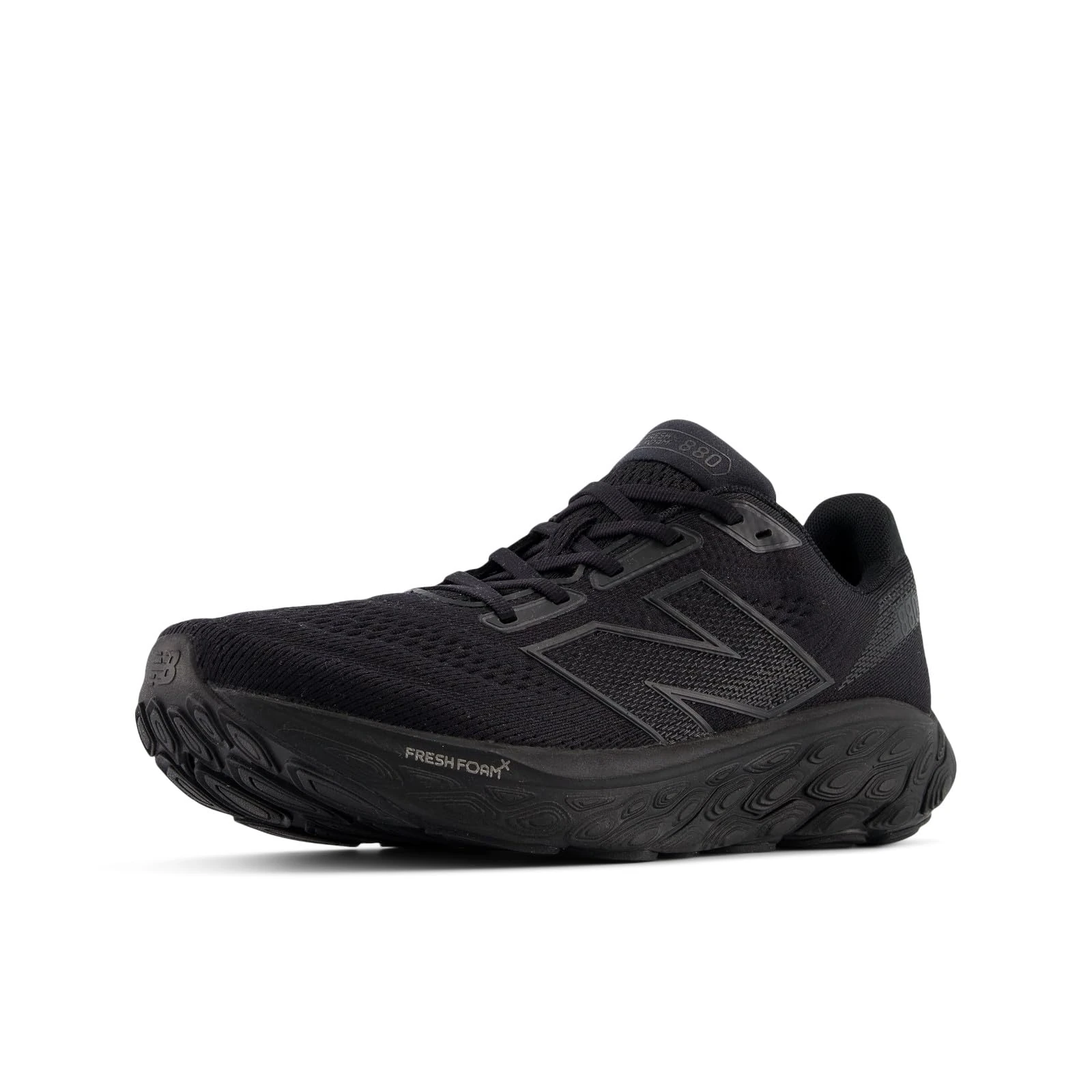 New Balance Men's Fresh Foam X 880 V14 Running Shoe, Black/Black Metallic/Black, 15 Narrow