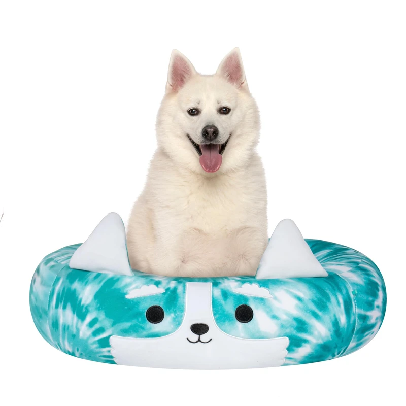 Squishmallows Original 30-Inch Halver The Corgi Pet Bed - Large Ultrasoft Official Plush Pet Bed