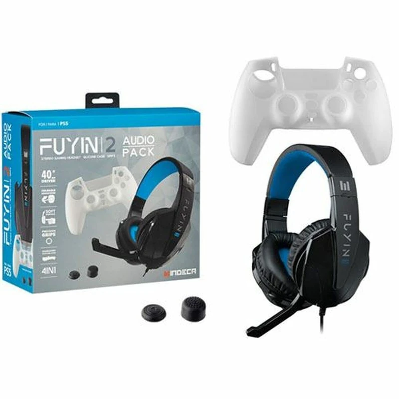 Indeca Fuyin 2 Headphones with Microphone Black