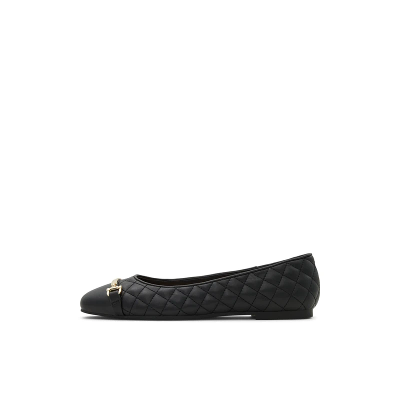 Aldo Women's Leanne Ballet Flat, Black, 3 UK