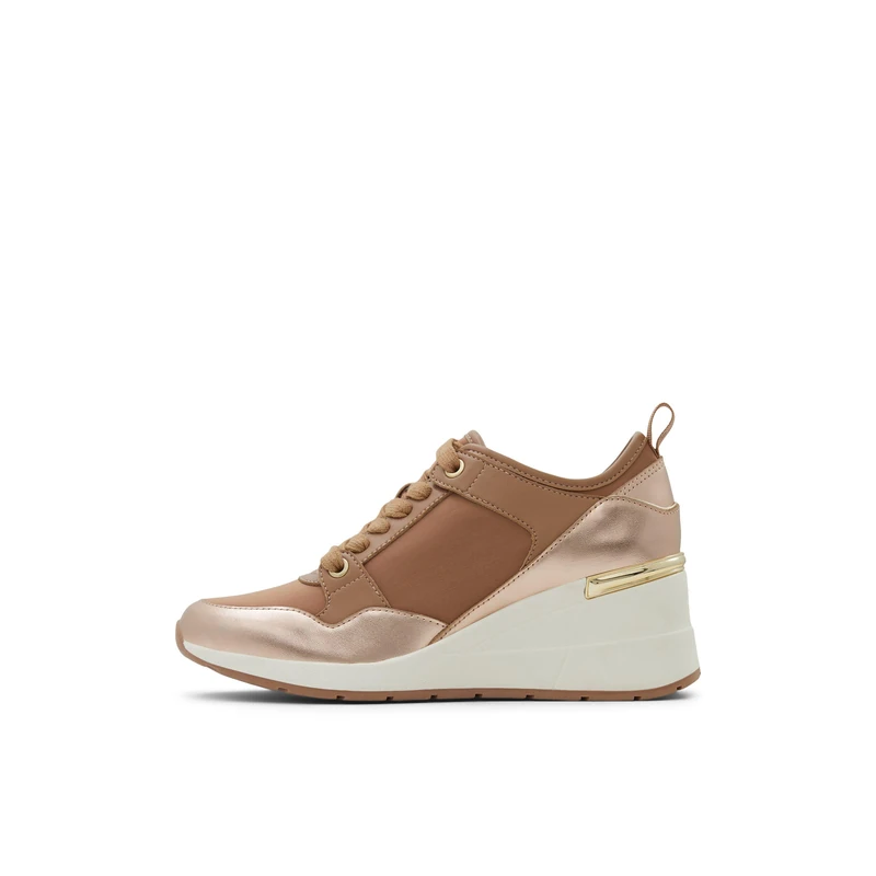 Aldo Women's Kourtt Sneaker, Beige, 5.5 UK