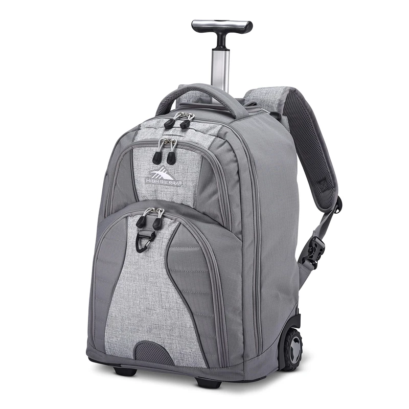 High Sierra Unisex's Freewheel Backpack, Silver Heather, One Size - Image 1