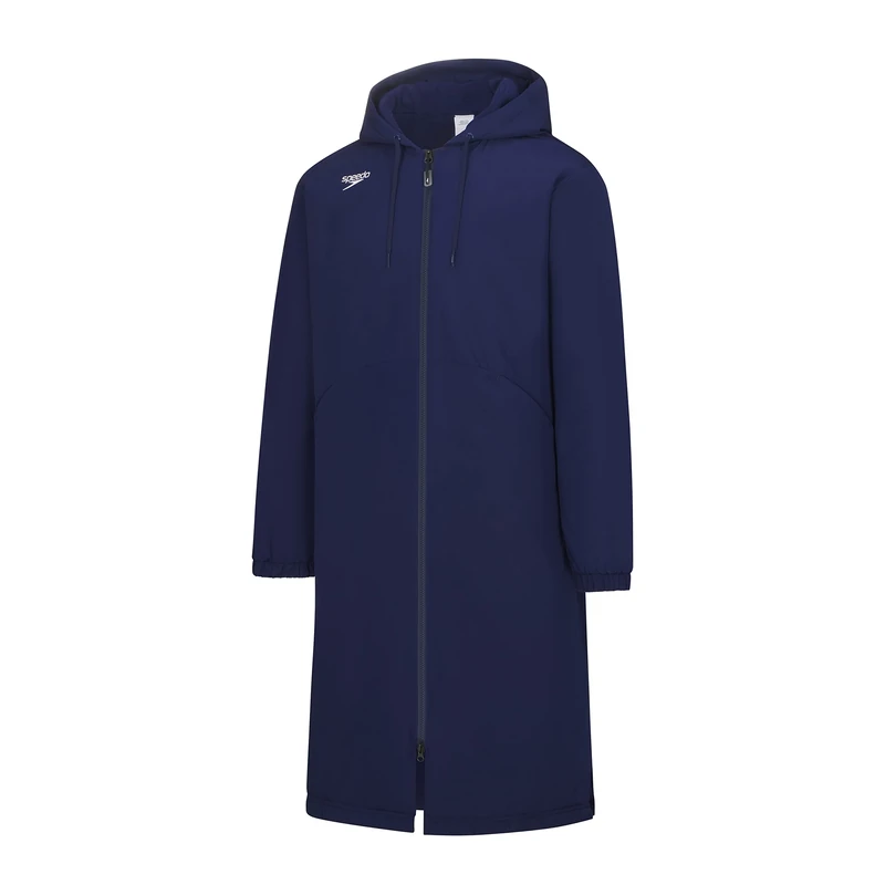 Speedo Unisex Parka Jacket Fleece Lined Team Colors, 2.0 Team Navy, L