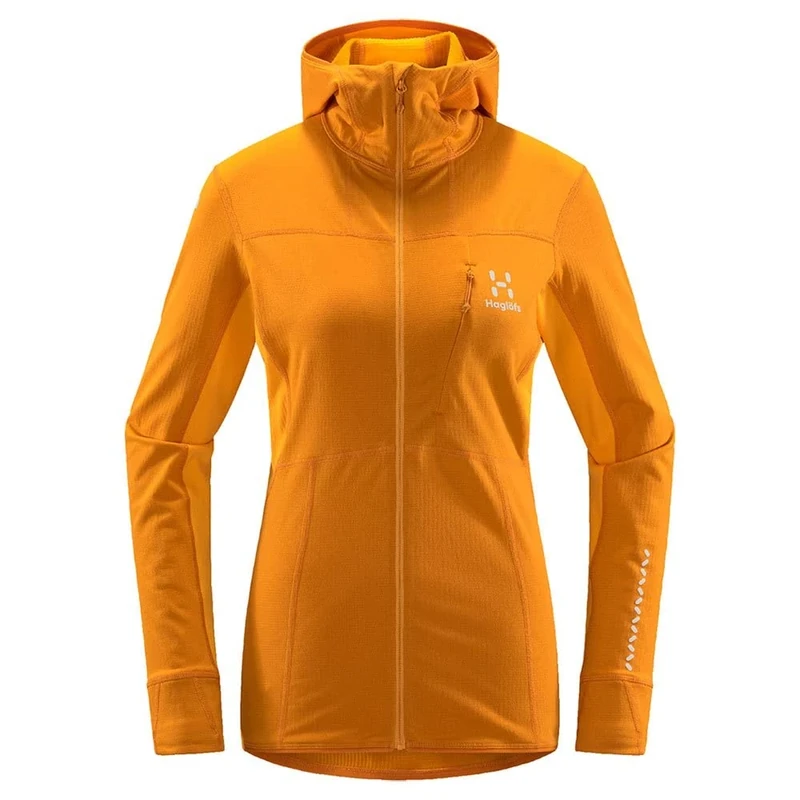 HAGLOFS 605255_5LR L.I.M MID COMP HOOD Jacket Women's DESERT YELLOW/SUNNY YELLOW Size XS