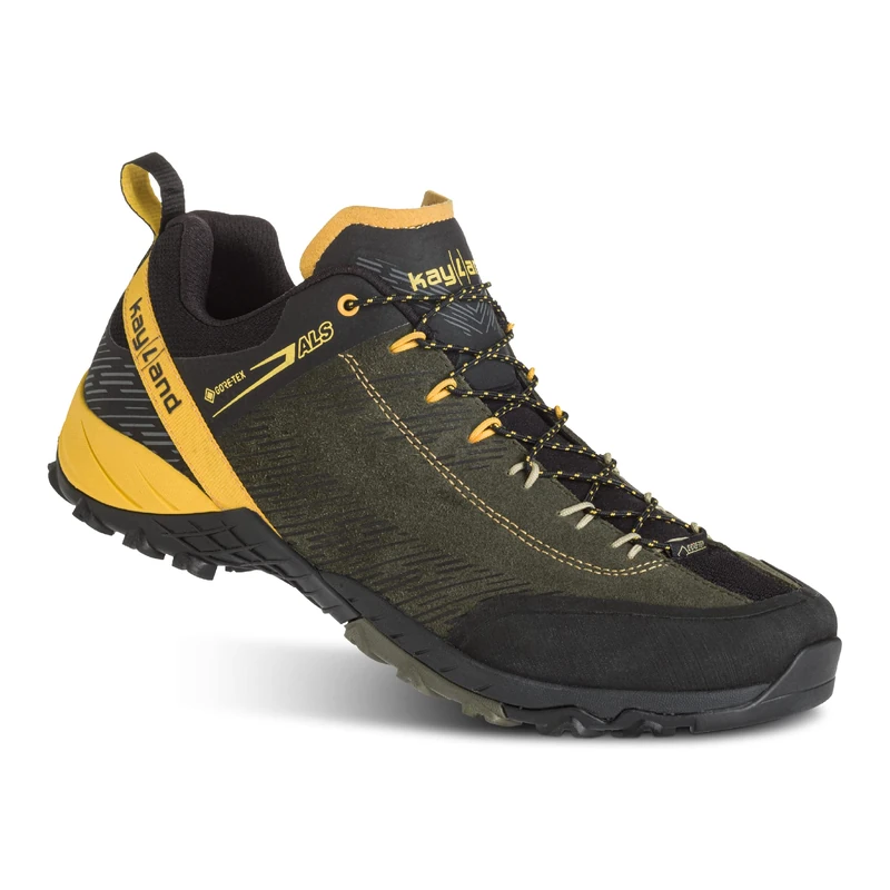 Kayland 018022310 REVOLT GTX Hiking shoe Male DARK GREEN YELLOW UK 10 - Image 1