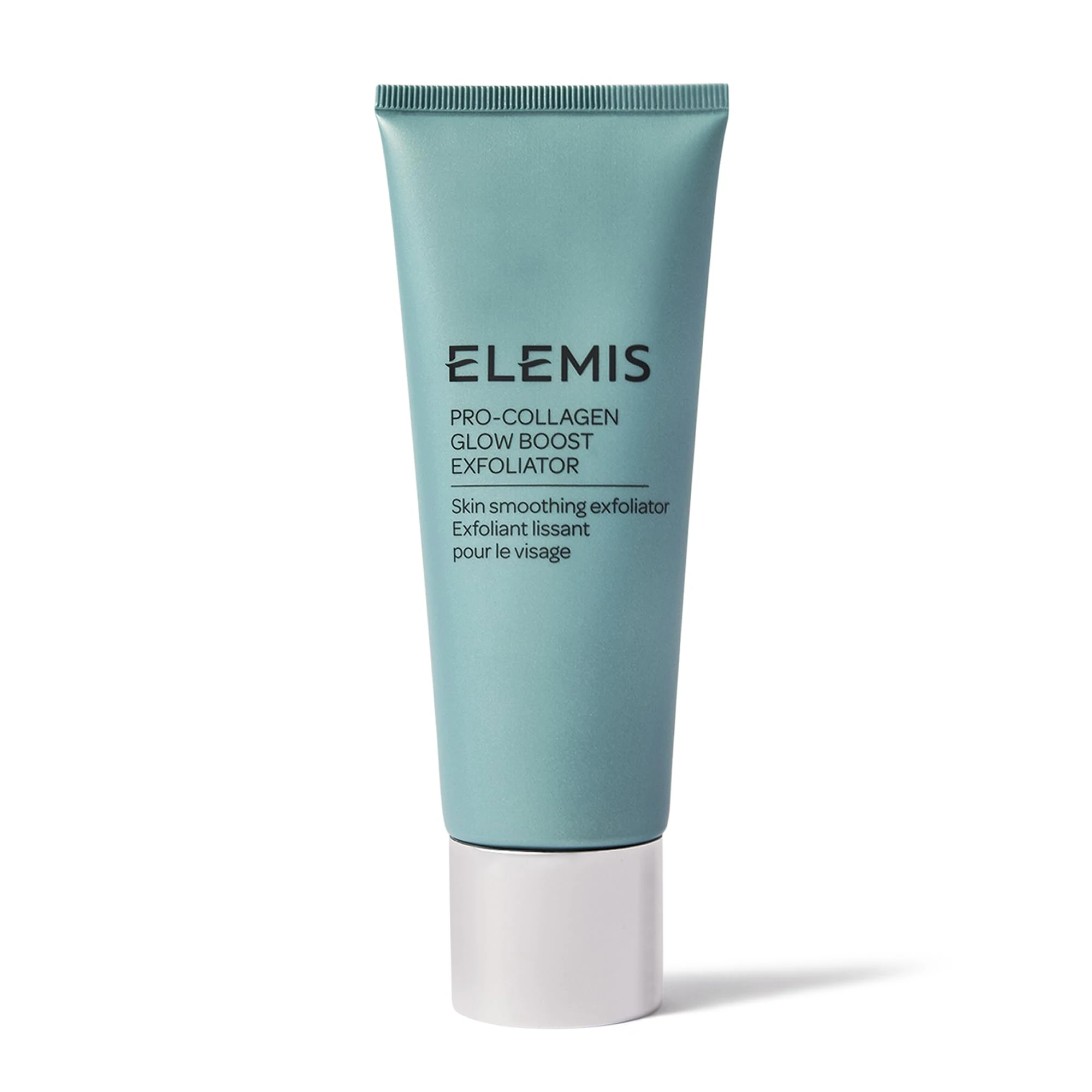 ELEMIS Pro-Collagen Glow Boost Exfoliator 100ml – Gentle Physical Facial Exfoliant with Eco-Friendly Cellulose Beads – Softens, Polishes and Boosts Glowing, Hydrated Skin
