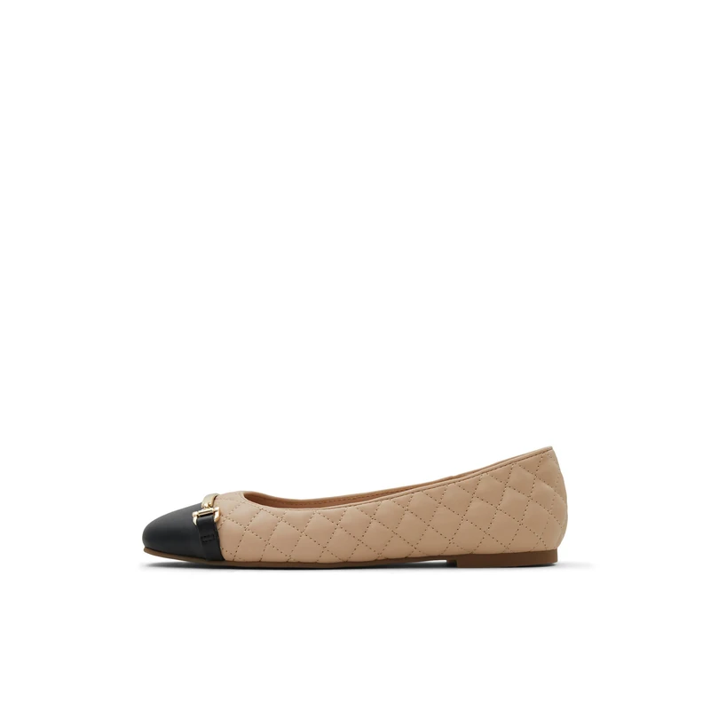 Aldo Women's Leanne Ballet Flat, Beige, 8 UK